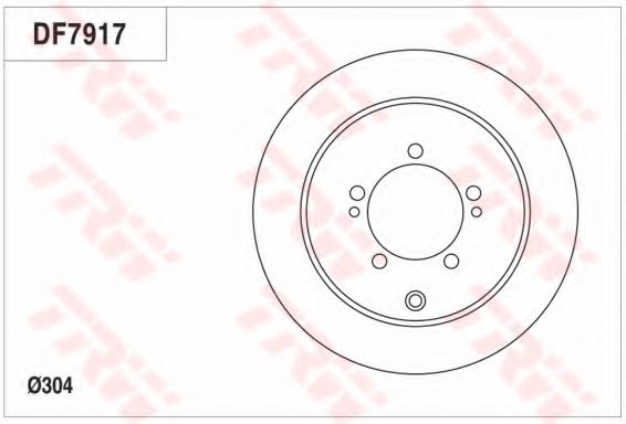 TRW DF7917 Brake Disc